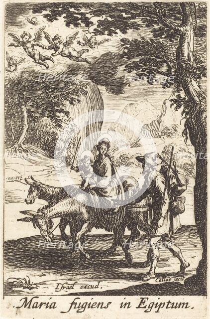 The Flight into Egypt, in or after 1630. Creator: Jacques Callot.