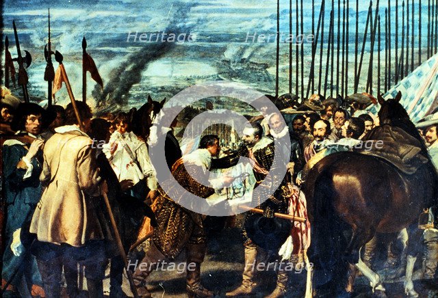 'The Reduction of Breda', Thirty Years War, 1625, (17th century). Creator: Diego Velasquez.
