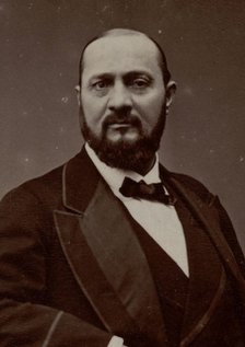 Portrait of the opera singer Enrico Tamberlik (1820-1889), 1870s.