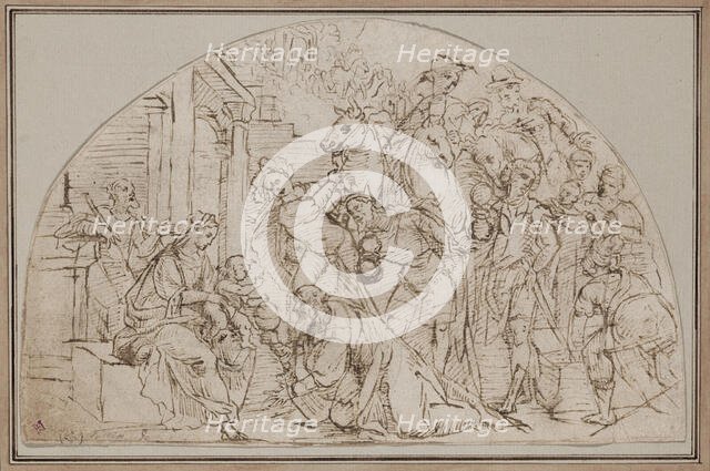 Adoration of the Magi, early 16th century. Creator: Unknown.