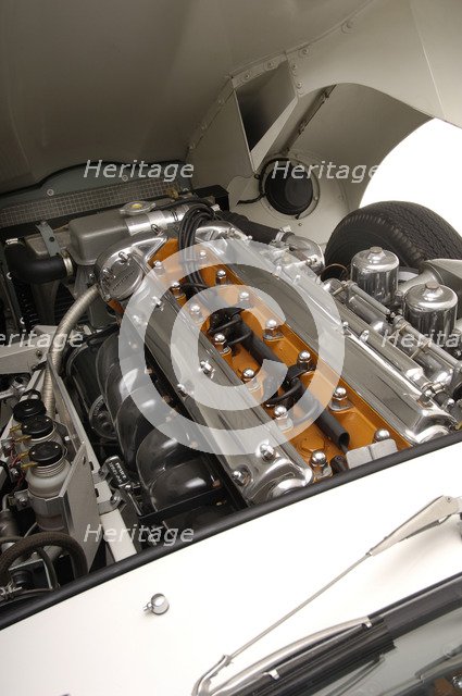 Jaguar E type 1961. Artist: Simon Clay.