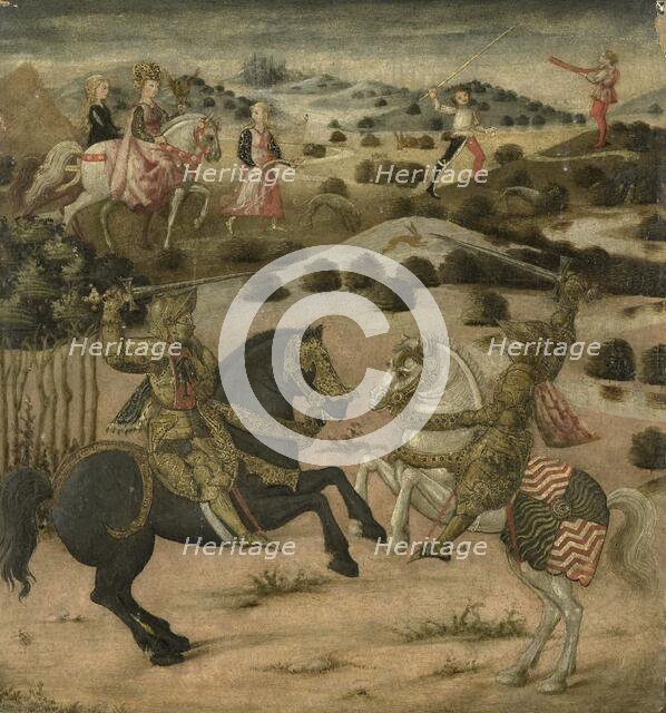 Legend of a Knight (end panel of a cassone), 1450-1474. Creator: Anon.