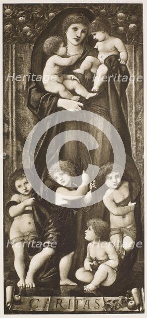 Charity from The Work of Edward Burne-Jones, c1860s, (1900). Creator: Unknown.