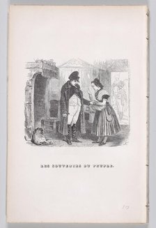 Memories of the People from The Complete Works of Béranger, 1836. Creators: Jean Ignace Isidore Gerard, Lacoste.