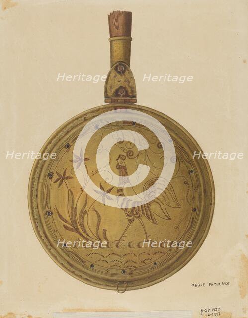 Warming Pan, 1937. Creator: Marie Famularo.