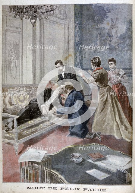 The Death of Felix Faure, 1899.  Artist: Oswaldo Tofani