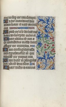 Book of Hours (Use of Rouen): fol. 130r, c. 1470. Creator: Master of the Geneva Latini (French, active Rouen, 1460-80).