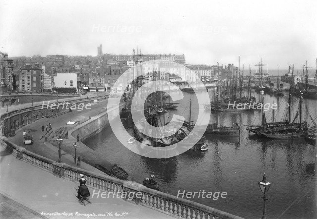 Ramsgate Harbour, Ramsgate, Kent, 1890-1910. Artist: Unknown