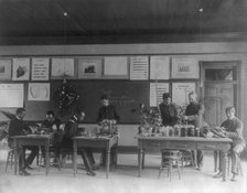 Hampton Institute, Va. - Plant study lab, 1899 or 1900. Creator: Frances Benjamin Johnston.