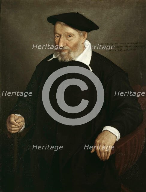 Portrait of Cristoforo da Novate, 1590-1595. Creator: Anonymous.