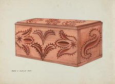 Box, c. 1937. Creator: Majel G. Claflin.