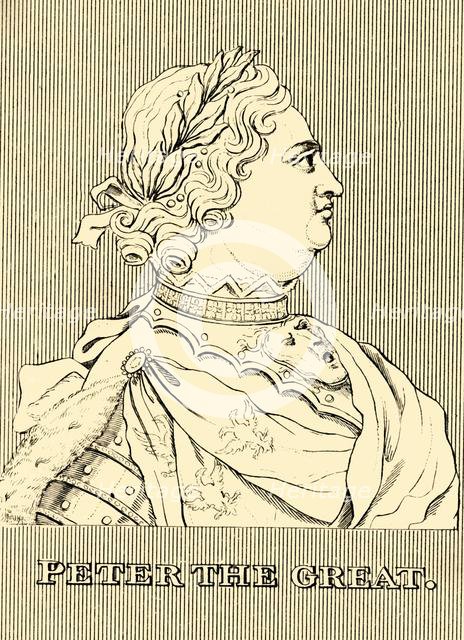 'Peter the Great', (1672-1725), 1830. Creator: Unknown.