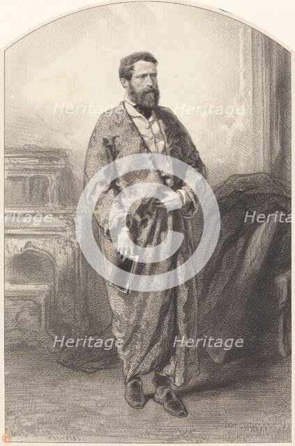 Alexander Gabriel Descamps, 1853. Creator: Paul Gavarni.