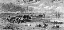 Newhaven Pier: the fishing-boats arrived, 1862. Creator: Unknown.