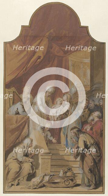 The Mission in the Temple, 1746. Creator: Jacob de Wit.