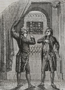 Request from the Spanish court in favour of the sons of Louis XVI, War of Roussillon, 1851.  Creator: Unknown.