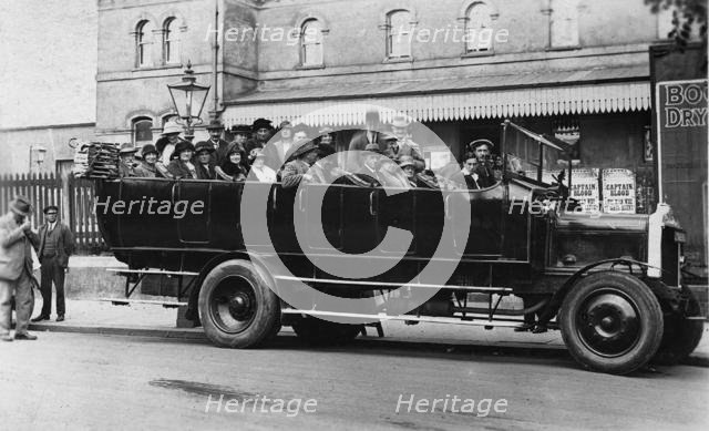 1922 Daimler Y charabanc at Portslade. Creator: Unknown.