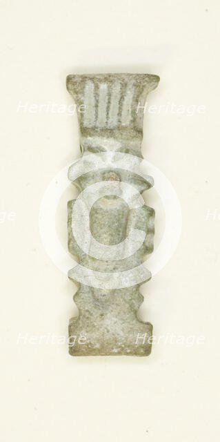 Amulet of the God Bes, Egypt, Late Period, Dynasty 26-31 (664-332 BCE). Creator: Unknown.