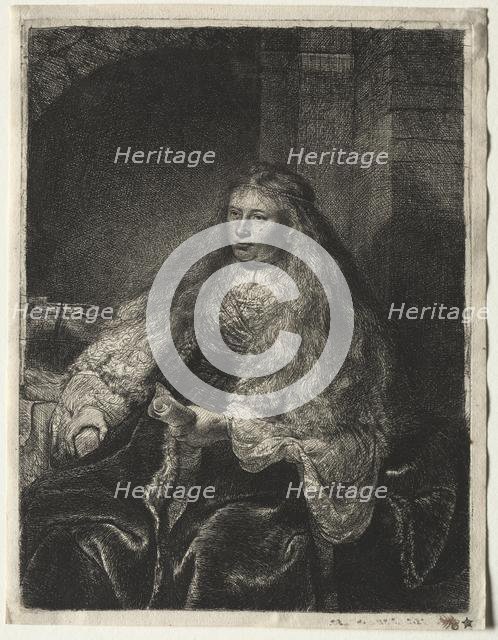 The Great Jewish Bride, 1634. Creator: Rembrandt van Rijn (Dutch, 1606-1669).