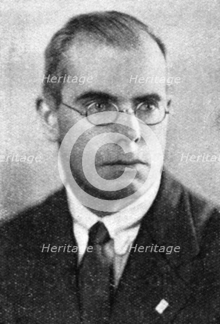 Idrisyn Oliver Evans (1894-1977), Welsh writer, early 20th century. Artist: Unknown