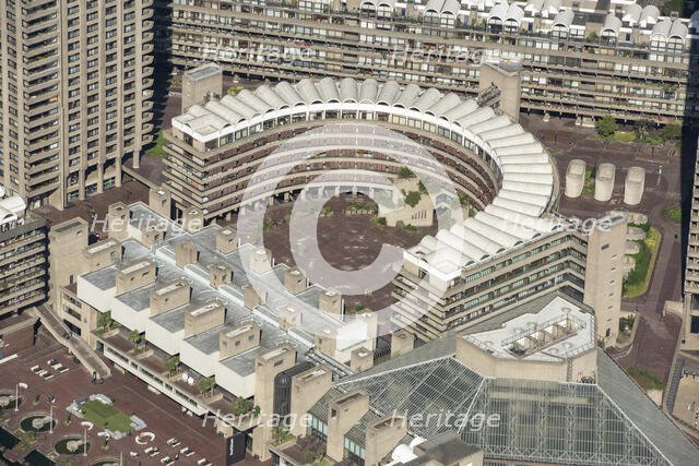 Frobisher Crescent, the Barbican, City of London, 2021. Creator: Damian Grady.
