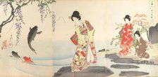 Chiyoda Castle (Album of Women), 1895., 1895. Creator: Chikanobu Yoshu.