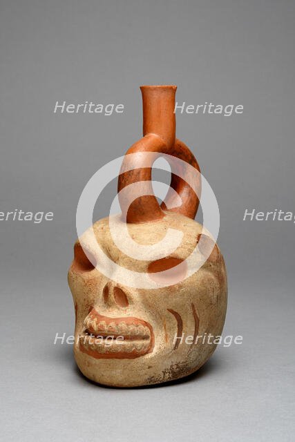 Vessel in the Form of a Human or Animal Skull, 100 B.C./A.D. 500. Creator: Unknown.