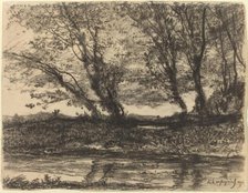 Landscape, 1911. Creator: Henri-Joseph Harpignies.