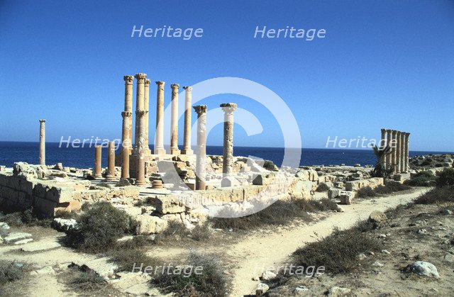 Temple of Isis, Sabratha, Libya.