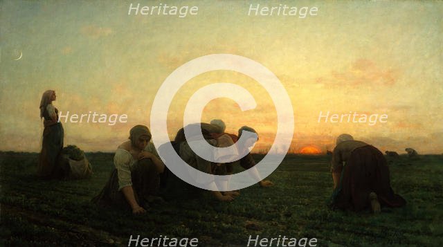 The Weeders, 1868. Creator: Jules Breton.