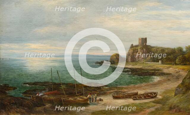 Dunollie Castle, 1865. Creator: George Reid.