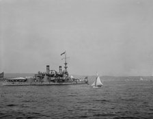 U.S.S. Indiana, between 1890 and 1901. Creator: Unknown.