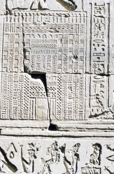 Egyptian calendar, Temple of Kom Ombo, Egypt, 2nd-1st century BC. Artist: Unknown