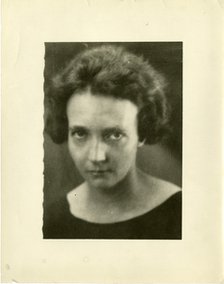 Portrait of Ire&#768ne Joliot-Curie (1897-1956) Artist: Anonymous  