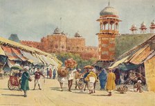 'The Bazaar, Agra', c1880 (1905). Creator: Alexander Henry Hallam Murray.