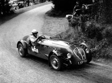 Healey Silverstone, R.M. Powell at Harleyford hill climb 1960. Creator: Unknown.