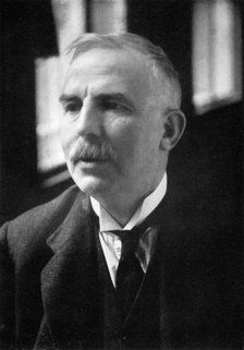 Ernest Rutherford (1871-1937), Nobel prize-winning atomic physicist, c1908. Artist: Unknown