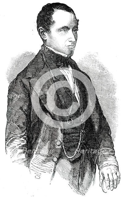 A. J. E. Cockburn, Esq., LL.B. M.P. for Southampton; Solicitor-General for England, 1850. Creator: Unknown.