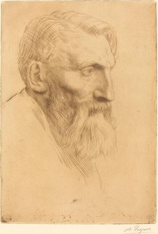 Auguste Rodin. Creator: Alphonse Legros.