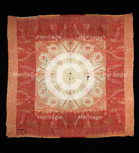 Shawl, probably Scottish, 1830-50. Creator: Unknown.
