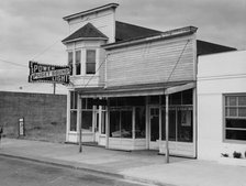Main street, Elma,  Grays Harbor country, Western Washington, 1939. Creator: Dorothea Lange.