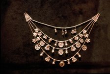 Phoenician gold jewellery, 5th century BC. Artist: Unknown