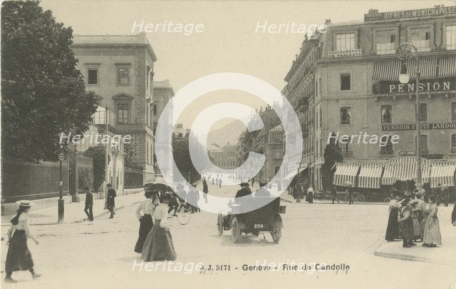 The Plaine de Plainpalais in Geneva, Early 20th cen..