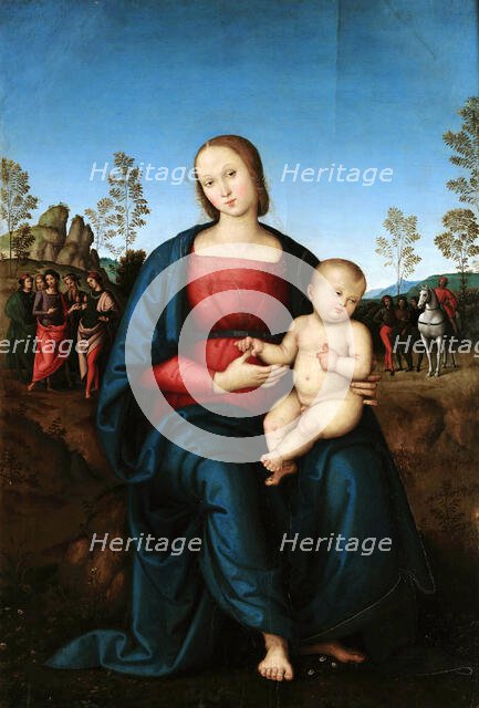 Madonna with Child, ca 1502. Creator: Perugino (ca. 1450-1523).