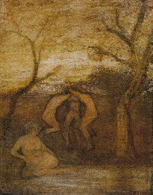 Dancing Dryads, by 1879. Creator: Albert Pinkham Ryder.