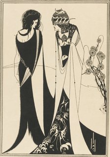 Illustration for Salome by Oscar Wilde, 1894. Artist: Beardsley, Aubrey (1872–1898)