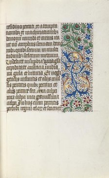 Book of Hours (Use of Rouen): fol. 25r, c. 1470. Creator: Master of the Geneva Latini (French, active Rouen, 1460-80).