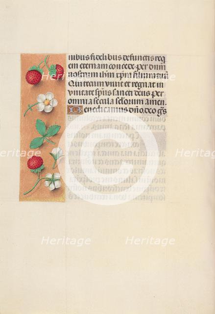 Hours of Queen Isabella the Catholic, Queen of Spain: Fol. 125v, c. 1500. Creator: Master of the First Prayerbook of Maximillian (Flemish, c. 1444-1519); Associates, and.