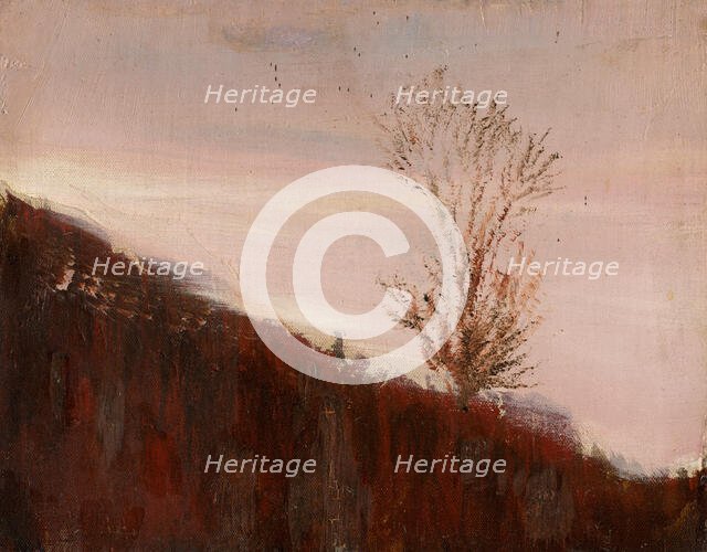 Autumn Hillside with Trees, 1880-1900. Creator: Ladislav Mednyanszky.