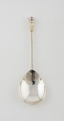 Spoon Commemorating the London Plague, Wokingham, c. 1665. Creator: Unknown.